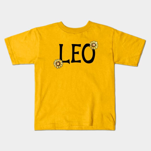 Leo Kids T-Shirt by bubbsnugg